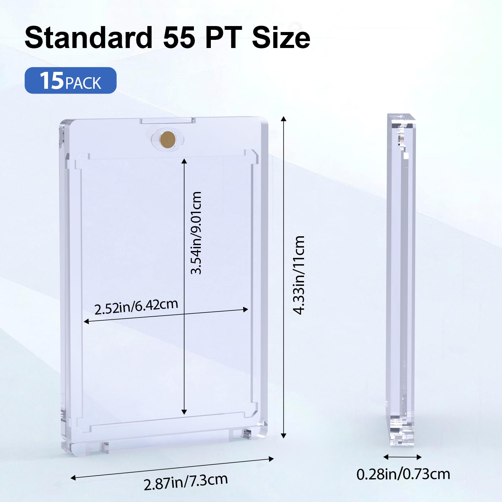 SAMYUCHO UV-protected display showcasing cards with vibrant color retention.