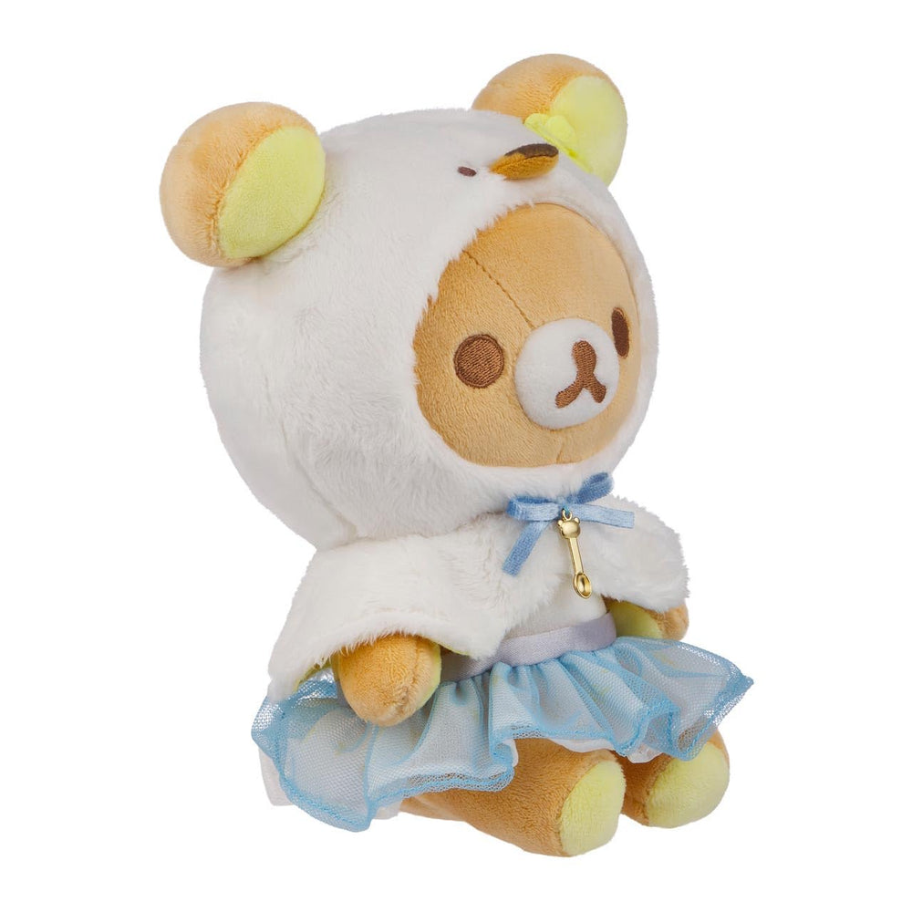 San-X Rilakkuma Swan Series plush stitching detail indicates durable construction.