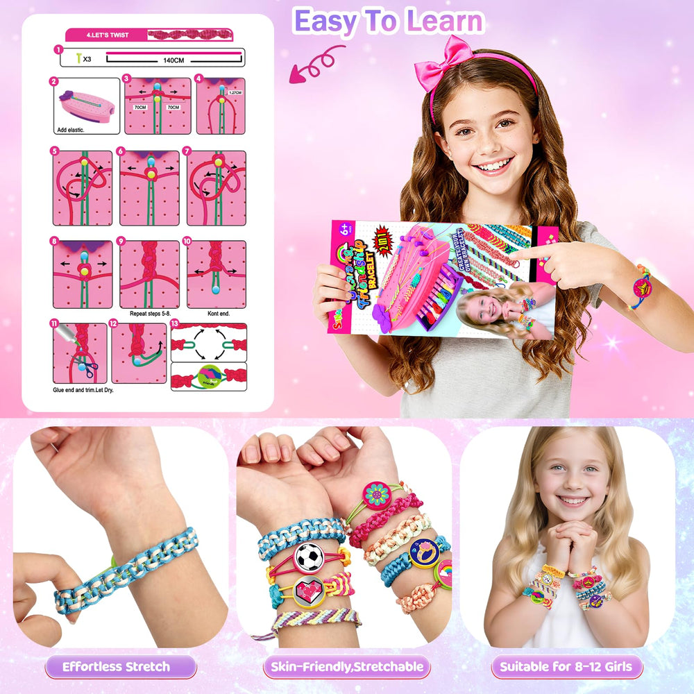 SANANT peg set supports secure weaving during bracelet making