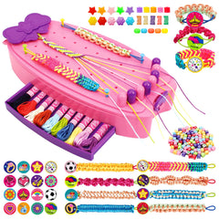 SANANT friendship bracelet kit portable knitter keeps crafts organized for on-the-go creativity