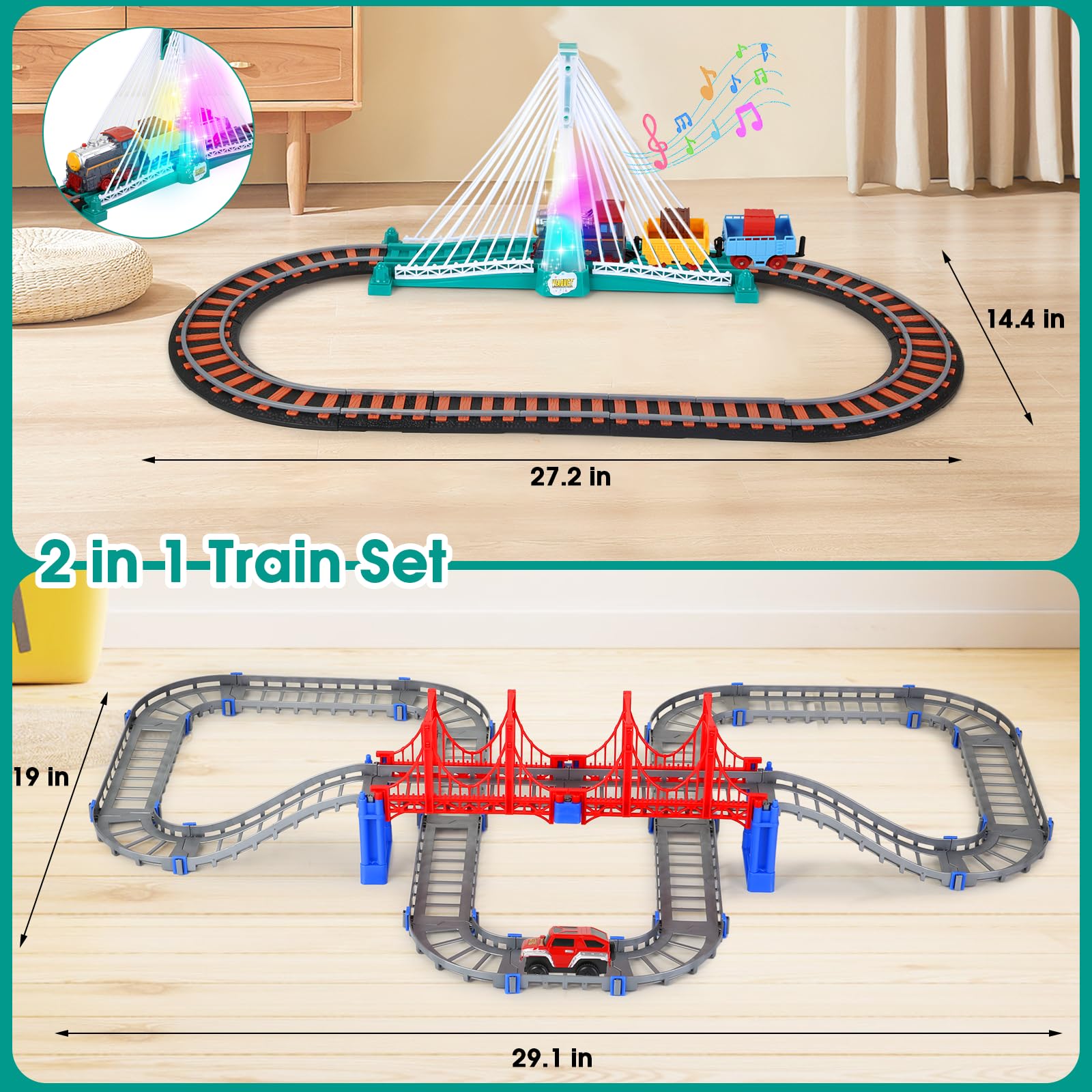 SANANT safe-durable-abs-plastic construction ensures smooth, safe hands-on play.