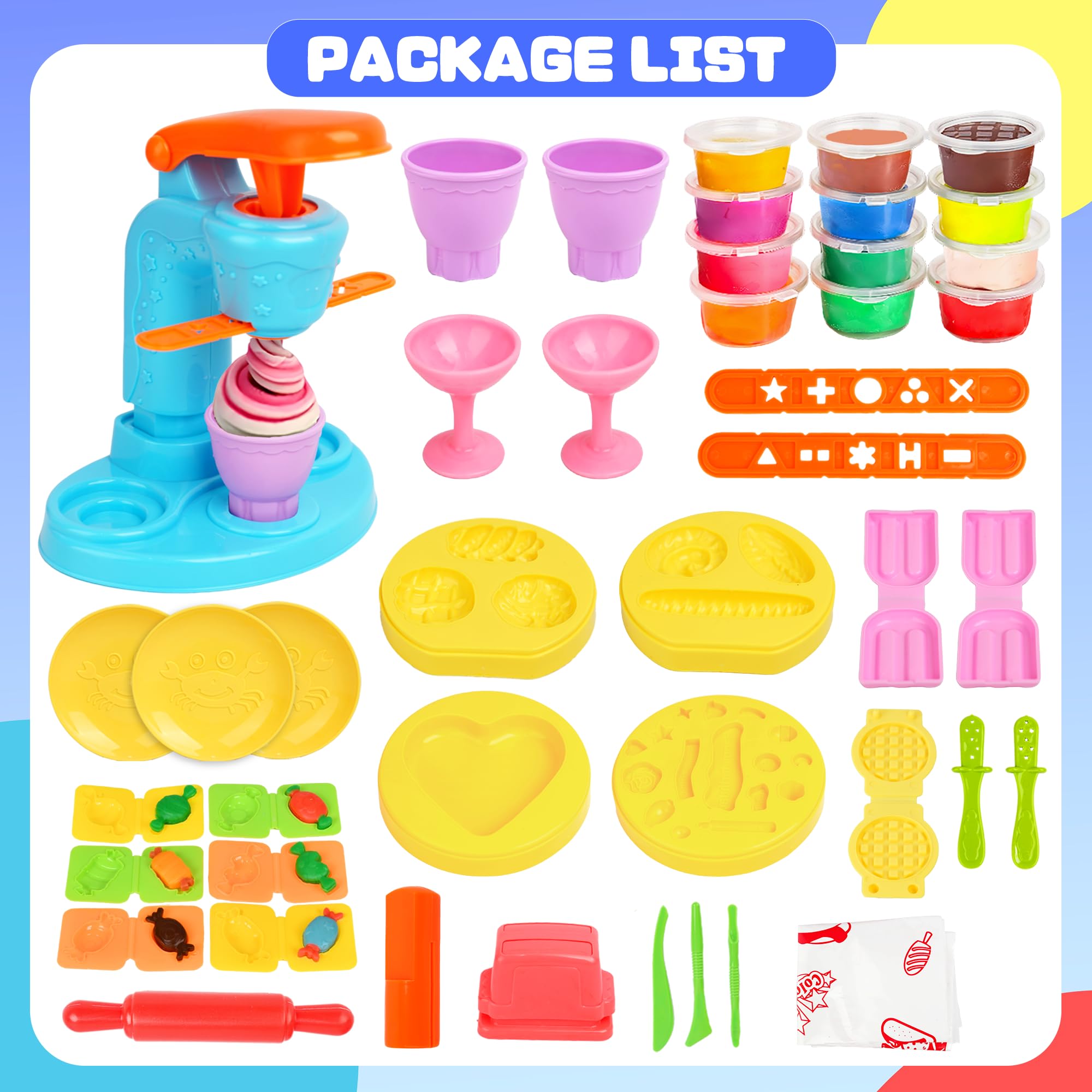 SANCO Dough Sets color dough cans ready for creative color mixing