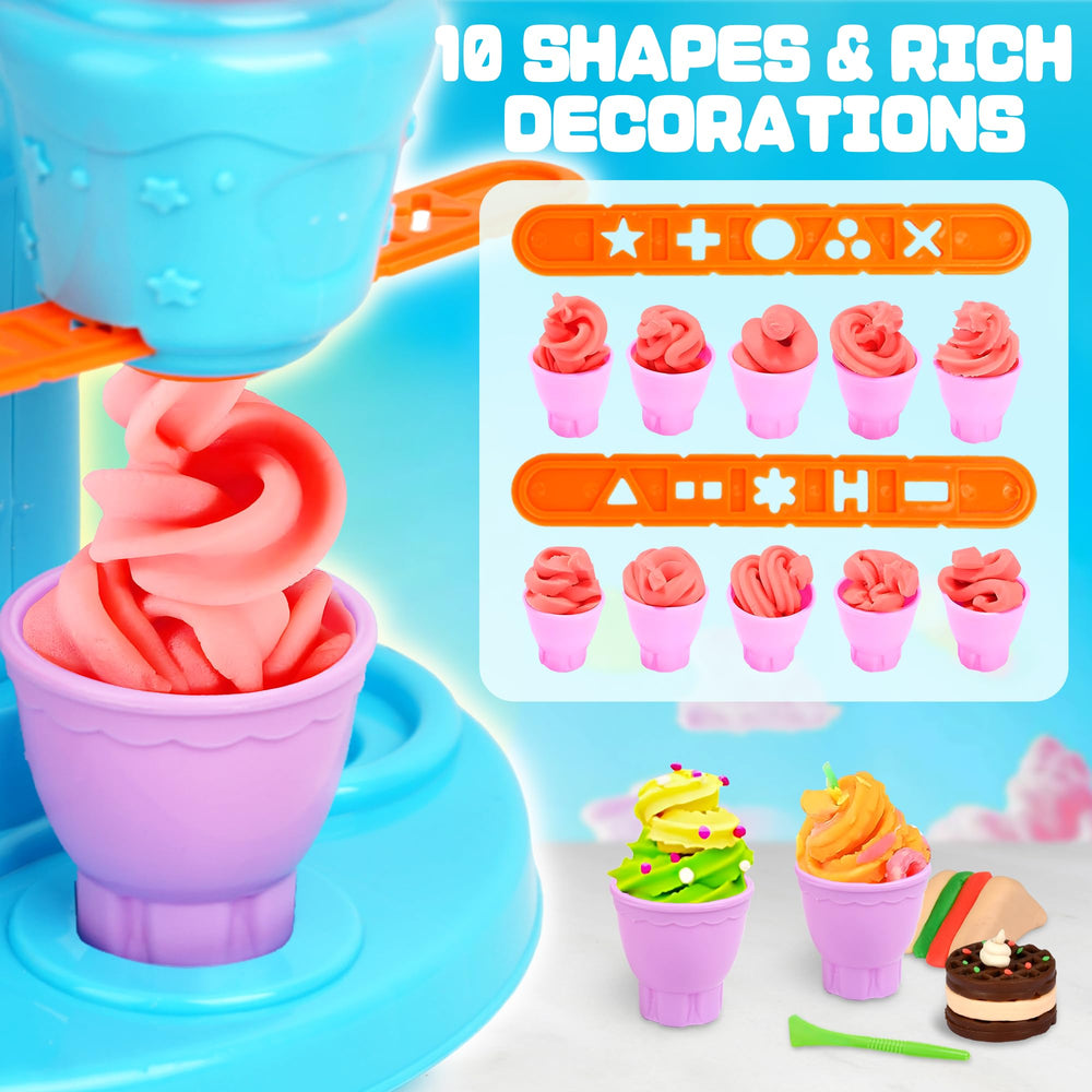 SANCO Dough Sets dessert cups for safe, pretend treats