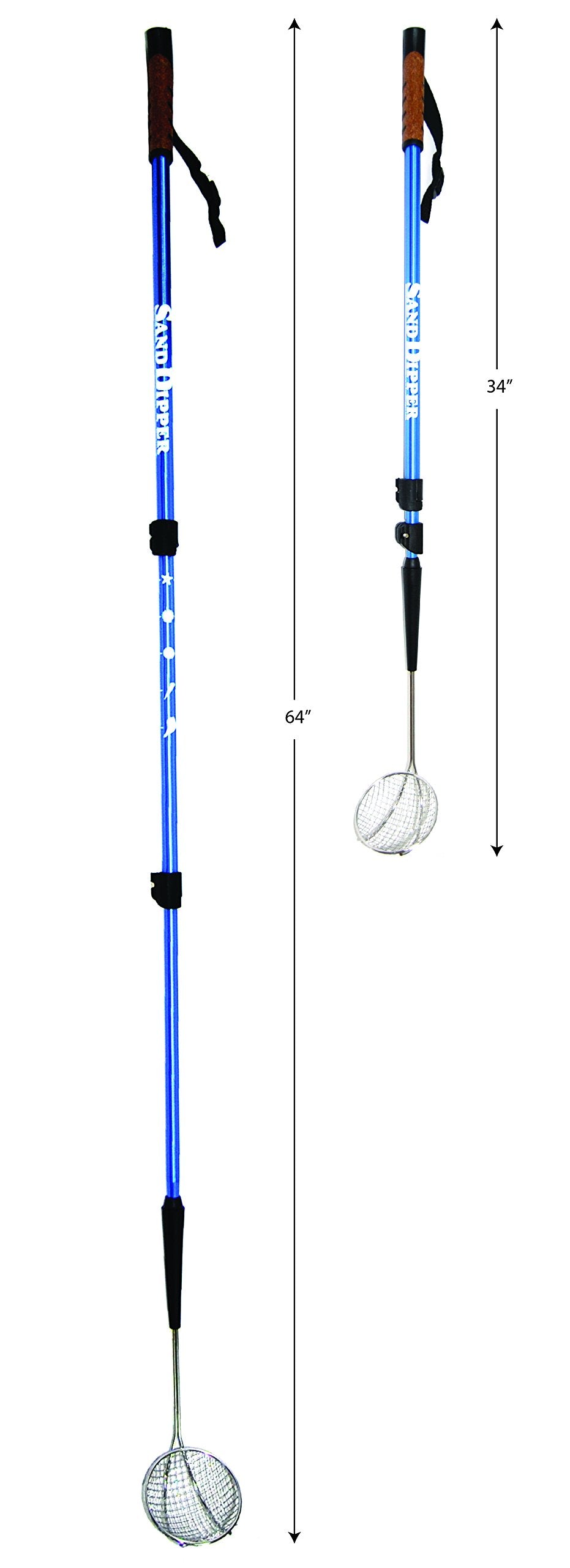 Sand Dipper aircraft aluminum pole on the beach