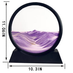 Round glass frame decor by SANDCLE for home or office spaces