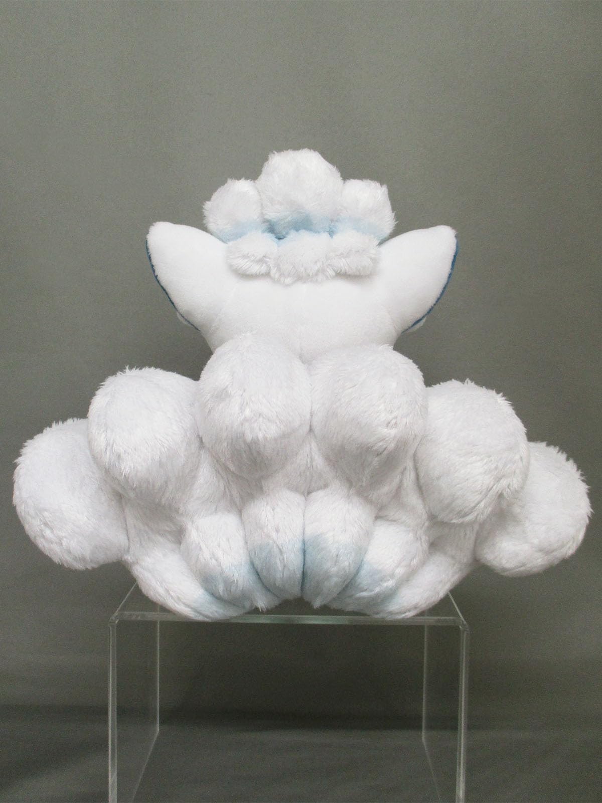 Sanei Alolan Vulpix plush 7-inch side view, portable cuddle friend