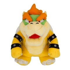 Sanei Bowser plush back view showcasing durable stitching and finish.