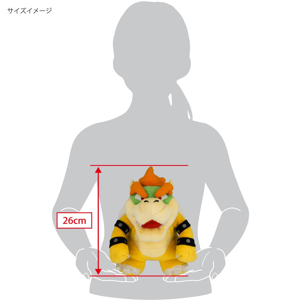 Sanei Bowser plush packaging image highlighting official All Star Collection.
