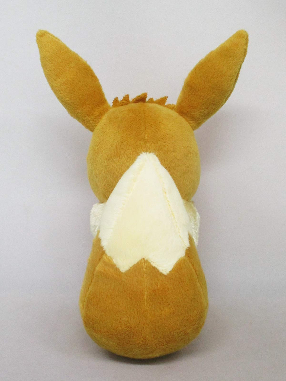 Compact Eevee plush dimensions 3L x 6W x 8H for shelves