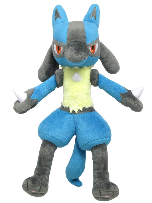 Sanei Lucario All Star 12-inch plush side view for fans collection