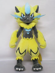 Sanei Pokemon Zeraora 11-inch plush, side profile, great for shelf display