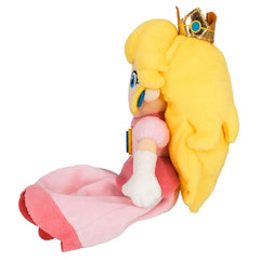 Sanei Princess Peach 10-inch plush close-up fabric details.