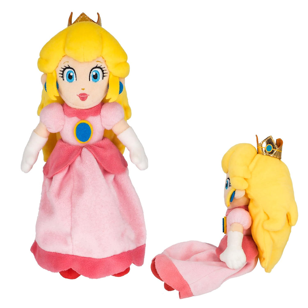 Sanei Princess Peach 10-inch plush soft material, kid-friendly.