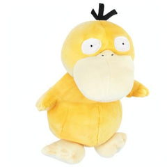 Sanei Psyduck plush fur texture close-up, inviting cuddle.