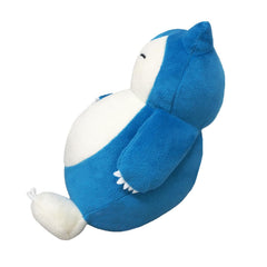 Sanei Snorlax plush face close-up, licensed design and friendly expression.