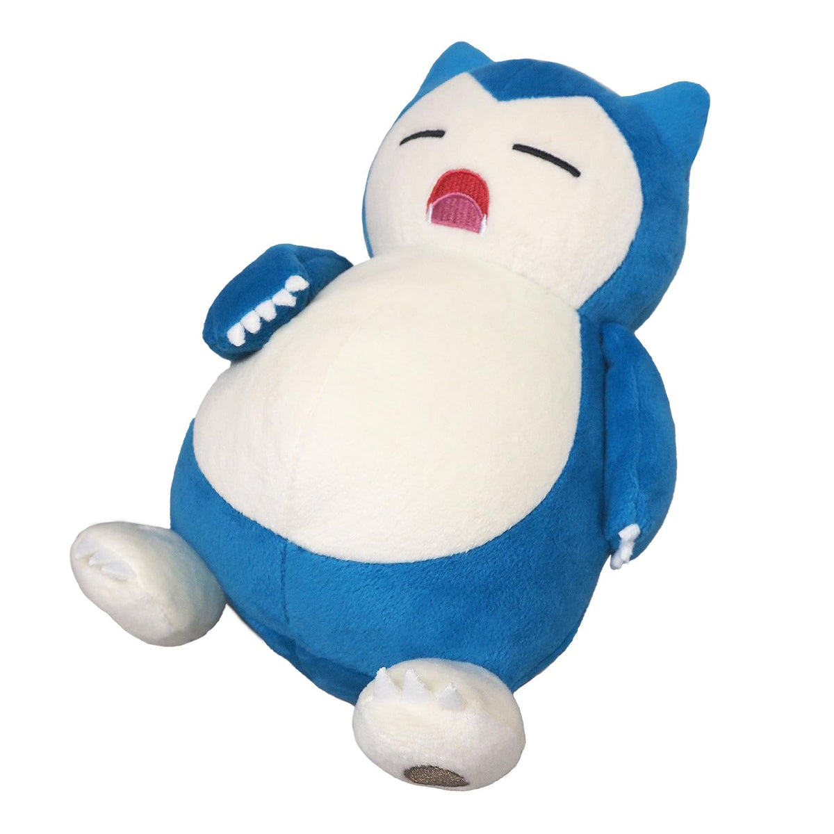 Sanei Snorlax plush front view for display and hugging.