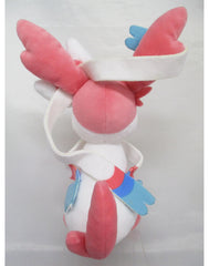 Sanei Sylveon plush tail crescent adds charm to any shelf.