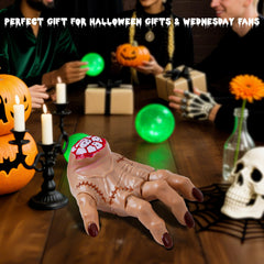 SANGQAOFU Wednesday Thing Hand prop supports haunted decor setups