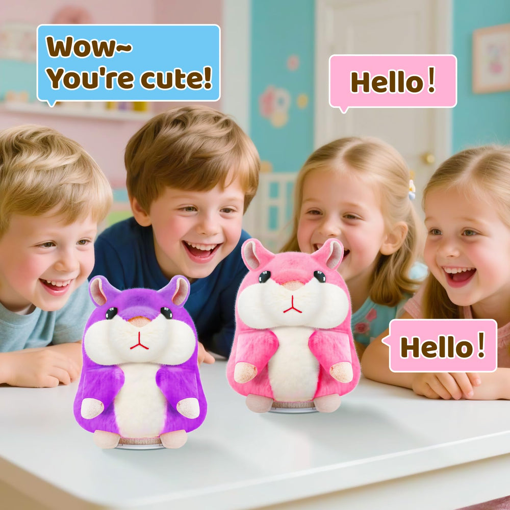 SANJOIN talking hamster repeats your voice with a playful tone