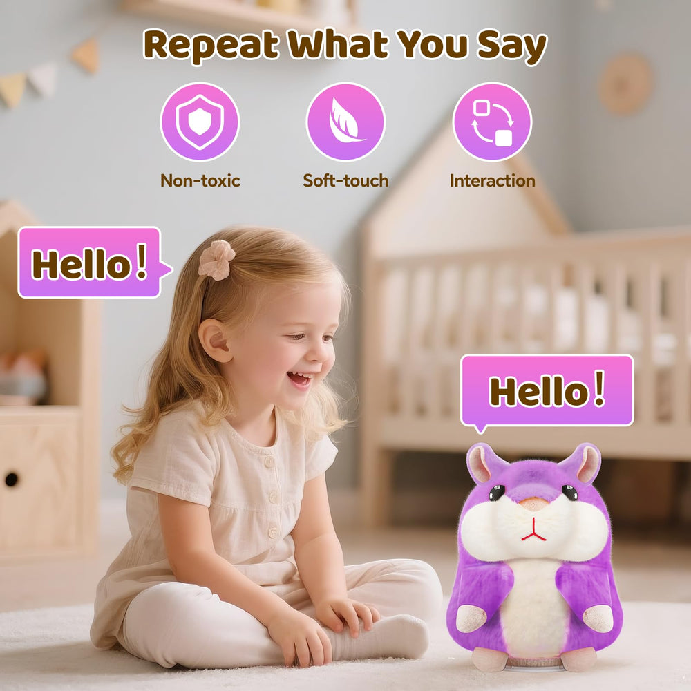SANJOIN 16.5 cm tall hamster toy fits small hands