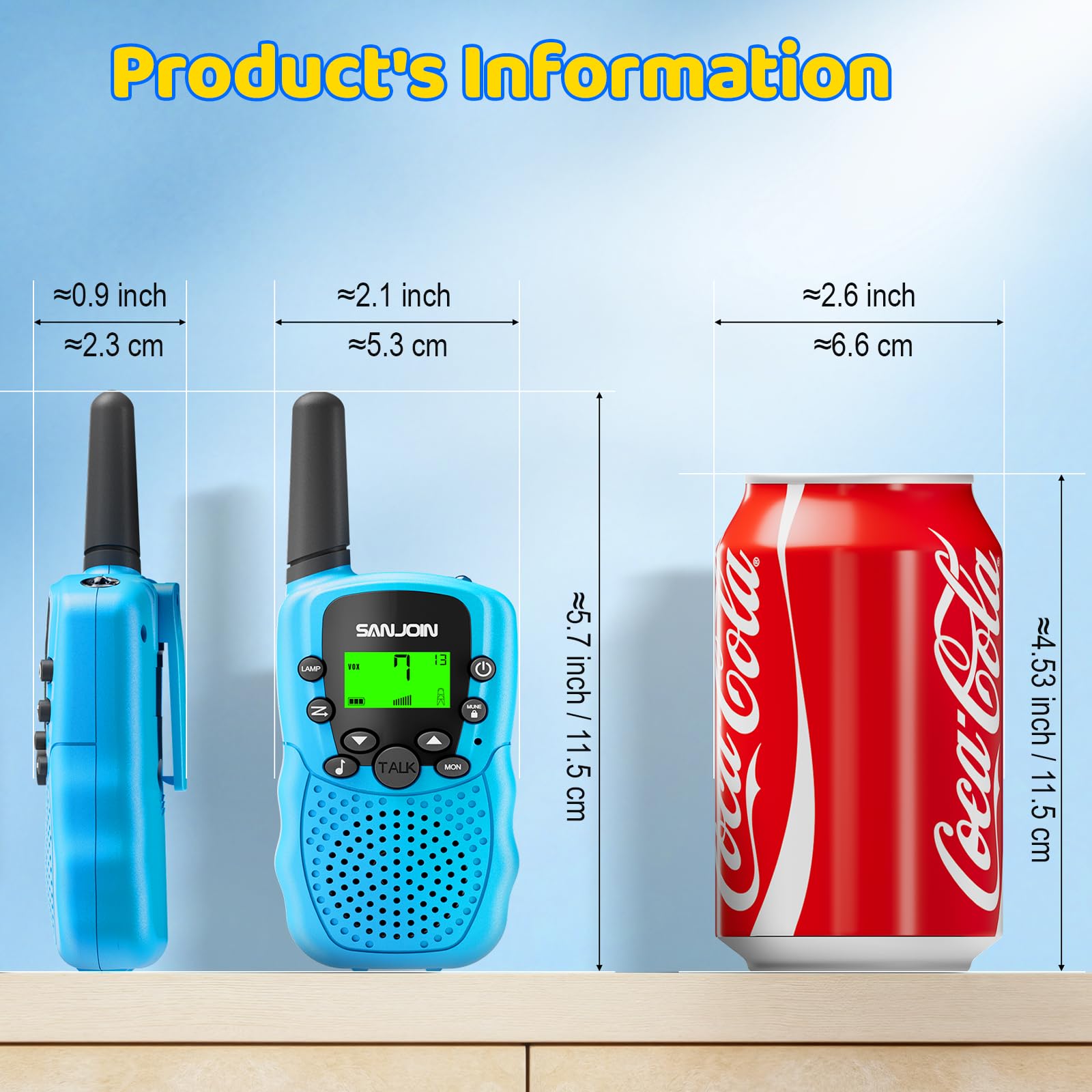 SANJOIN one-key call simplifies communication for younger children.