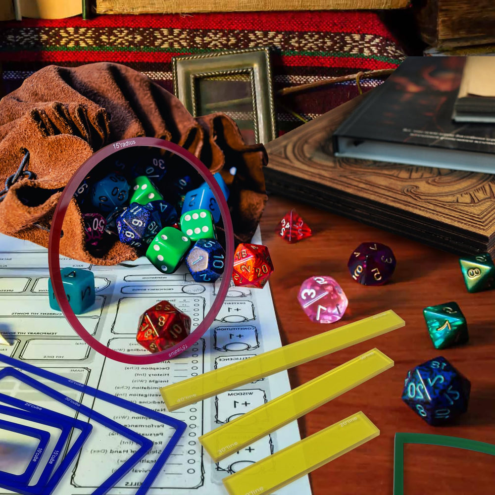 SANKOYO 40ft cube spell template for wide-area planning.