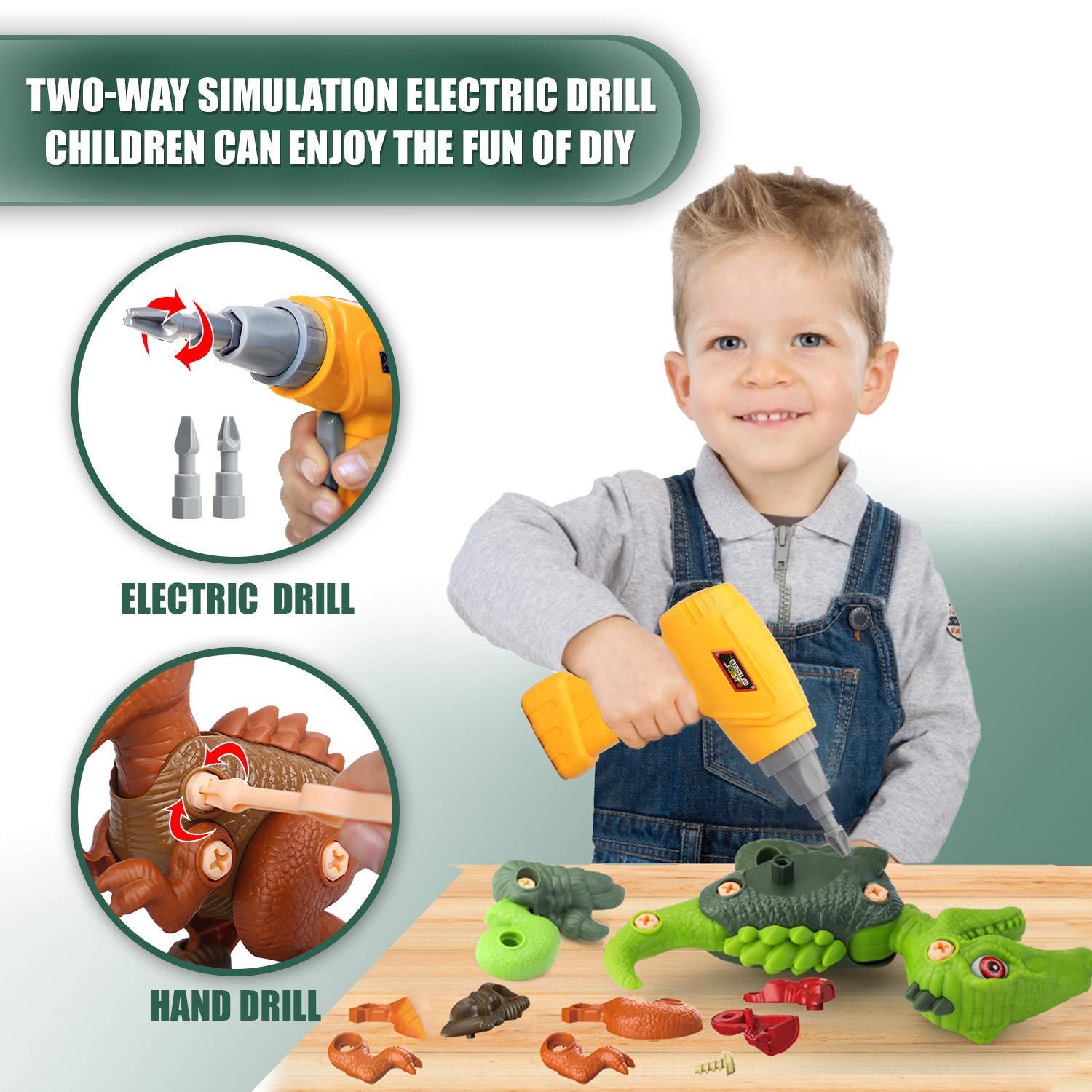 Sanlebi Electric Drill two-way rotation ensures safe, controlled screw tightening.