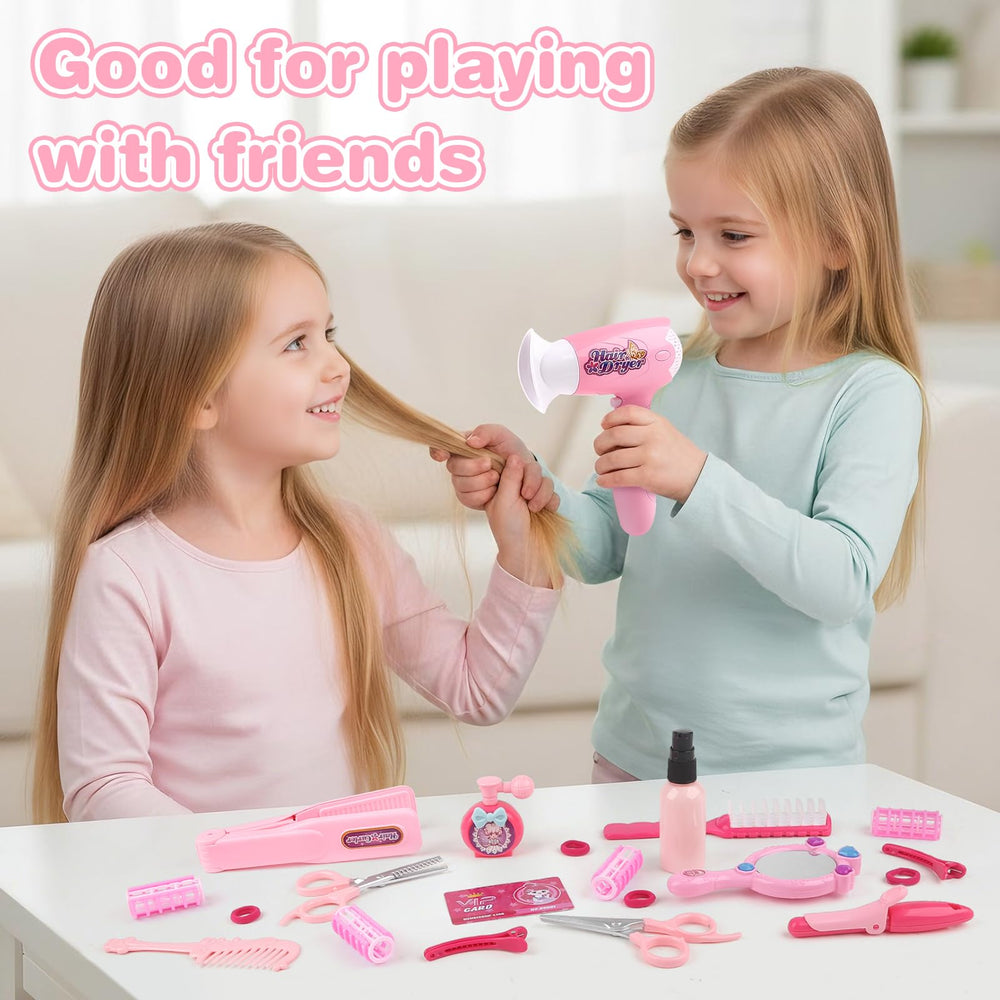 Sanlebi pretend-stylist scissors are safe for gentle role play