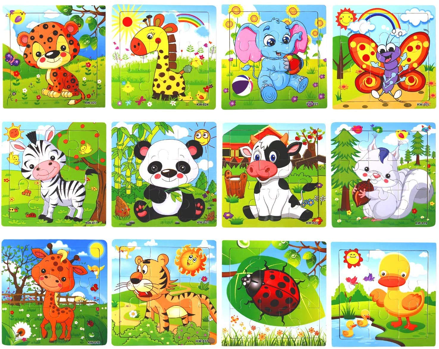 SANNIX puzzle bags organize pieces for tidy play at home or travel