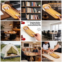 SANTA CASA gift-ready mini bowling set is a quirky present for friends.