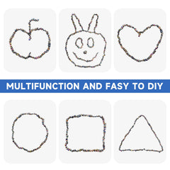 SANTA CASA magnetic beads forming decorative patterns on desk