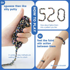 SANTA CASA putty beads shaped by hand to form patterns