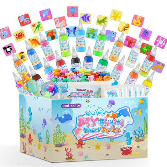 Santreetoy Magic Gel Water Elf Kit contents spark creativity and play
