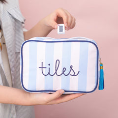 Sanwuta mahjong bag interior, open view, neatly organizes up to 166 tiles.