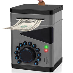 Saquuiui Boy Piggy Bank with interactive lights for engaging saving sessions