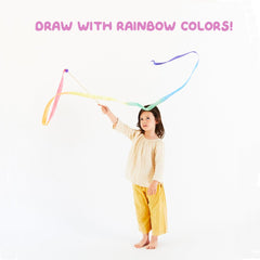 Sarah's Silks Rainbow Streamer perfect for Montessori and Waldorf-inspired play