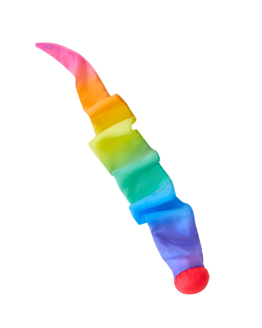 Sarah's Silks Skytail rainbow silk tail for versatile indoor and outdoor play.