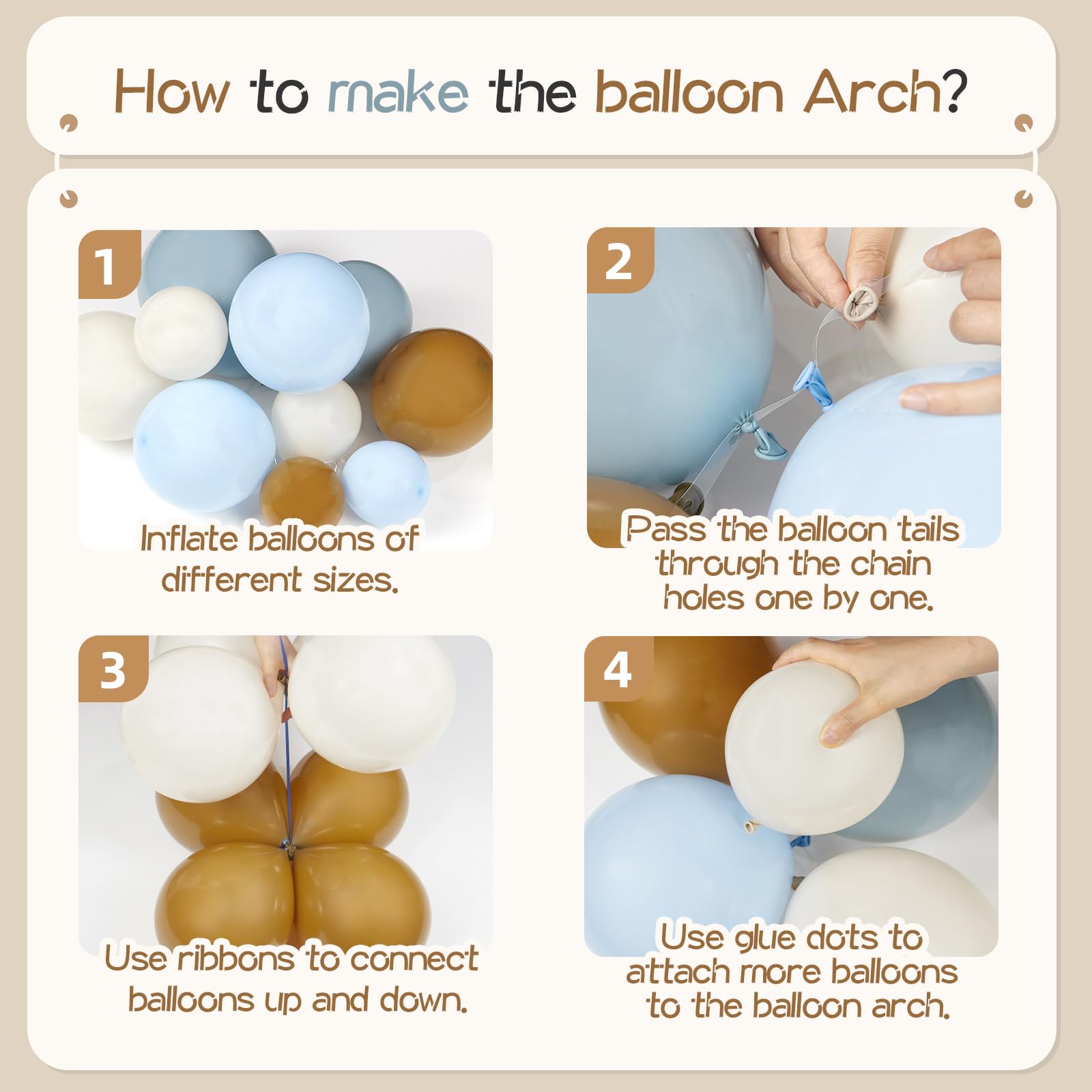 saratimtou dusty blue balloons 18inch soft color for decor