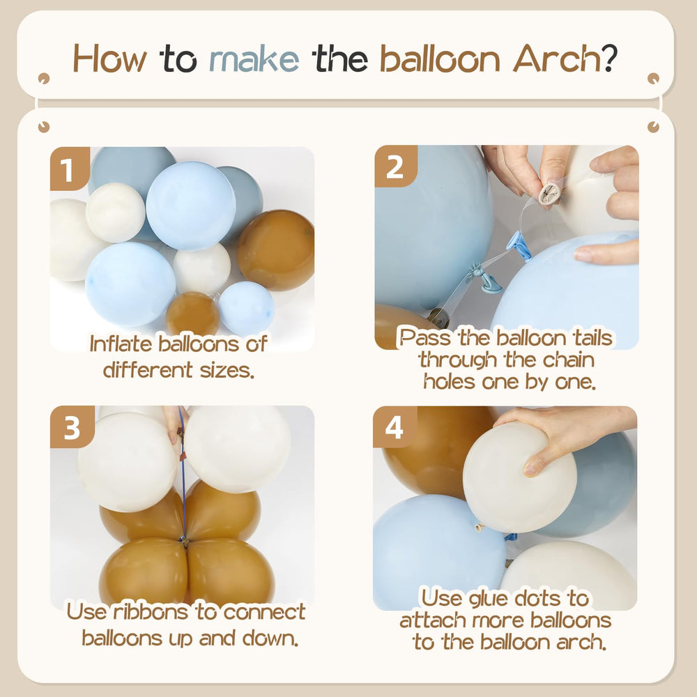 saratimtou dusty blue balloons 18inch soft color for decor