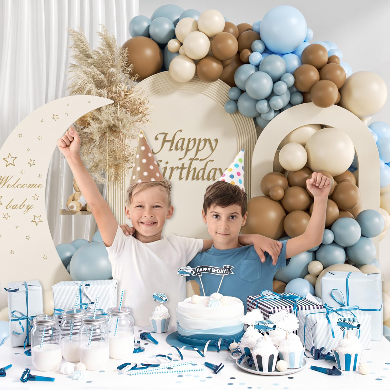 saratimtou sand white balloons 10inch neutral base for versatile decor