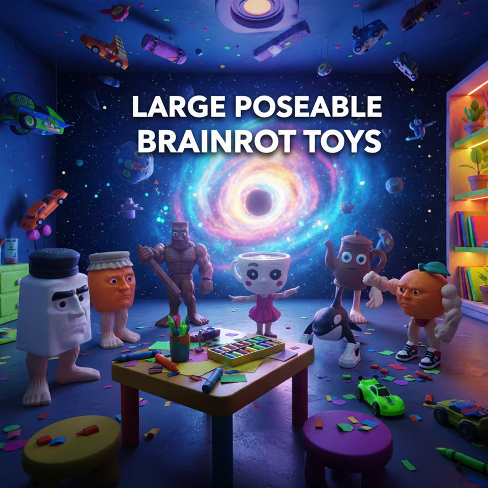 Sarcidery Brainrot collectible gift sparks creativity and family fun.