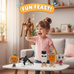 Sarcidery Brainrot poseable toy supports imaginative play and decor.
