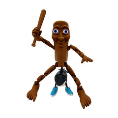 Collectible display option highlights meme-worthy poses for a distinctive shelf.