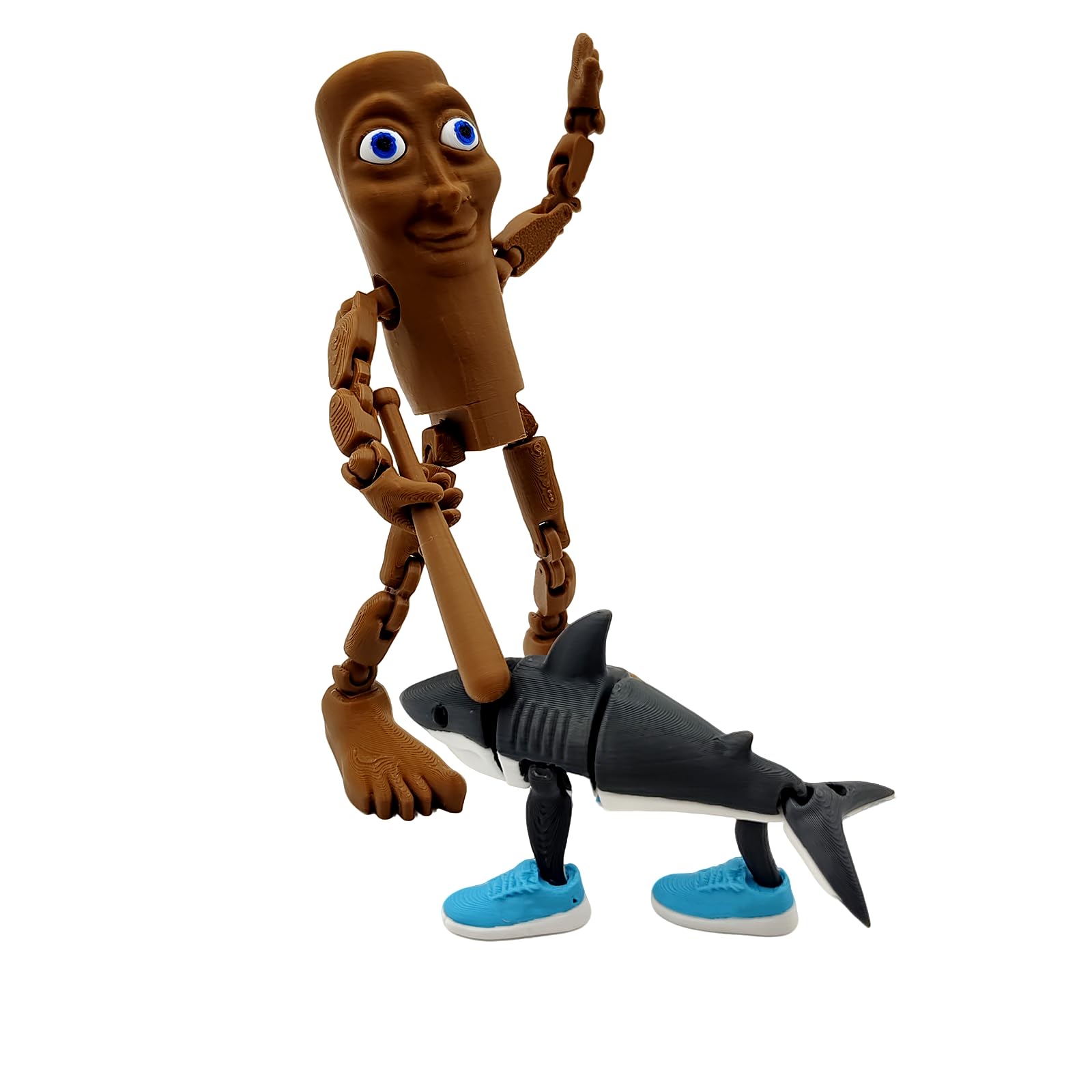 Sarcidery Brainrot large poseable figure ready for desk display and playful posing.