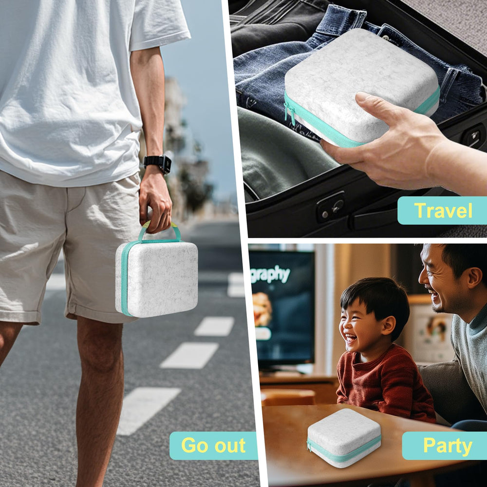 SARLAR Nex Travel Case velvet lining protects against scratches.