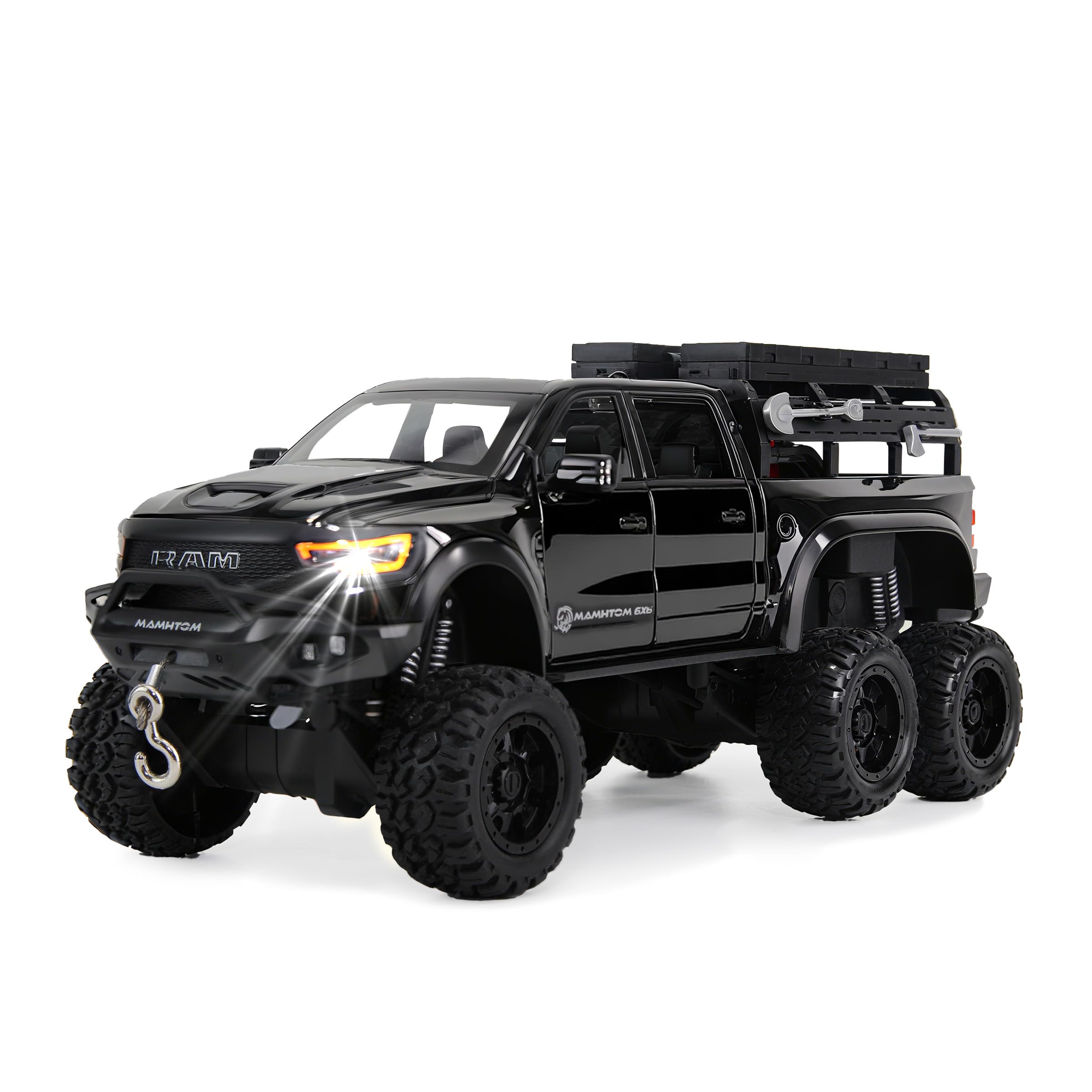 SASBSC 6x6 pickup with off-road styling for durable, imaginative play.