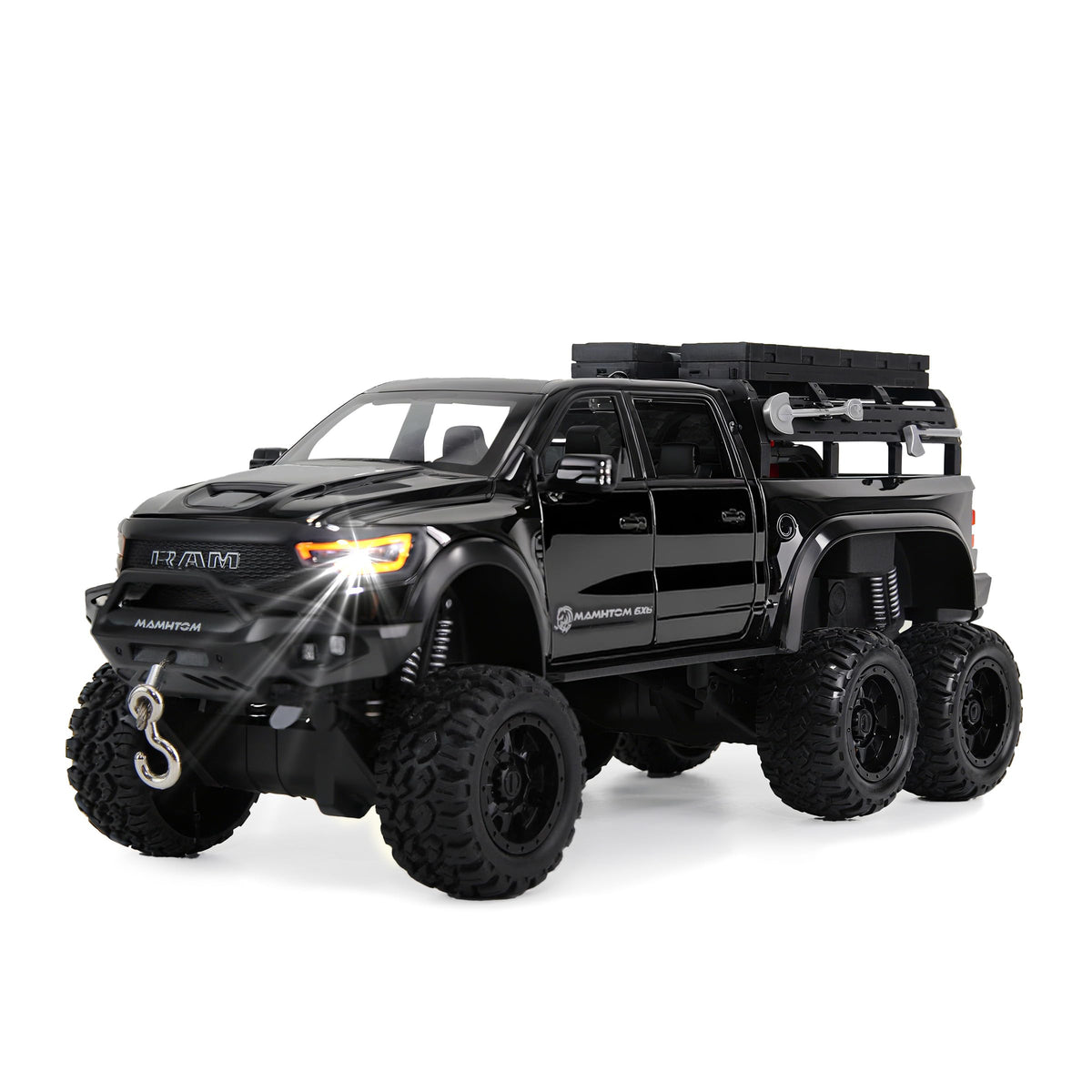 SASBSC 6x6 pickup with off-road styling for durable, imaginative play.