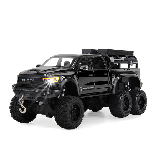 SASBSC 6x6 pickup with off-road styling for durable, imaginative play.