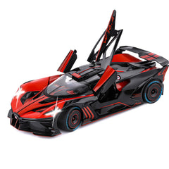 SASBSC Bugatti Bolide 1:24 front view with authentic scale details