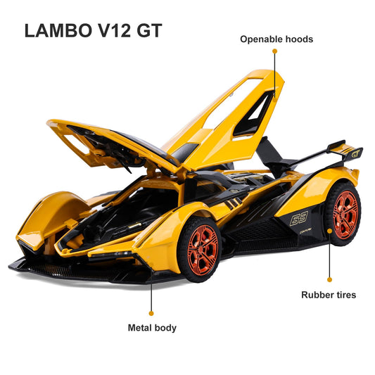 SASBSC diecast metal body detail provides a realistic feel.
